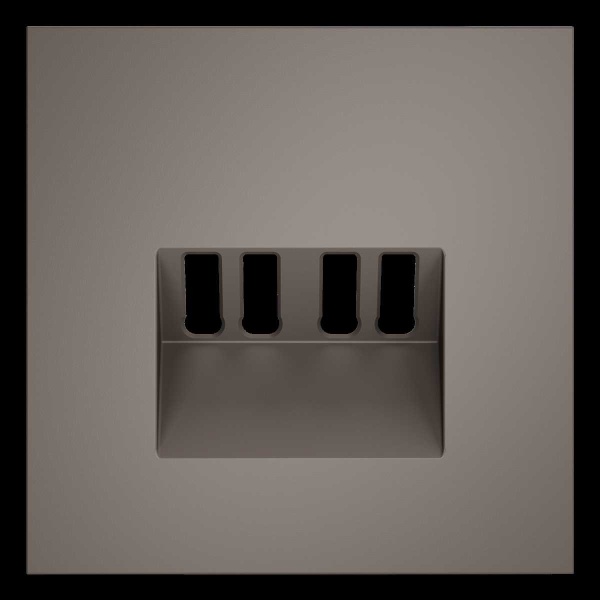 Накладка для розетки акустической 4-местной , S70 (капучино) Voltum VLS001514