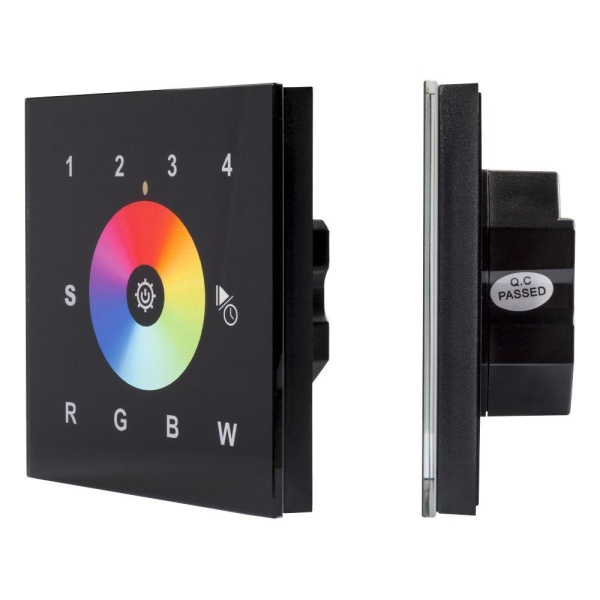 Панель управления Arlight Dali-901-11-4G-RGBW-DT8-IN Black 037201 Панель управления Arlight Dali-901-11-4G-RGBW-DT8-IN Black 037201