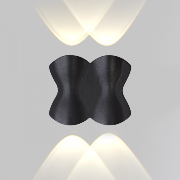 Уличный настенный светодиодный светильник IMEX Cross IL.0014.0019-4-BK