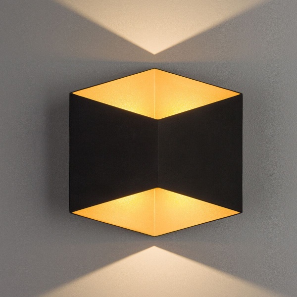 Настенный светильник Nowodvorski Impulse Led Black/Gold 8141