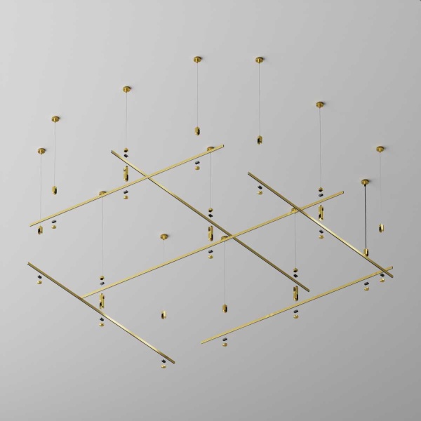 Шинопровод Maytoni Technical Flarity латунь 2м TRX154-112BS