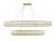 Подвесной светодиодный светильник Newport 8240/90 oval gold М0067858