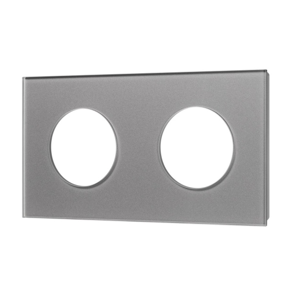 Рамка стеклянная FRM-GLARE-GC-2-GR Arlight 043837
