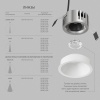 Точечный светодиодный светильник Denkirs Shine Glow DK2431-WH