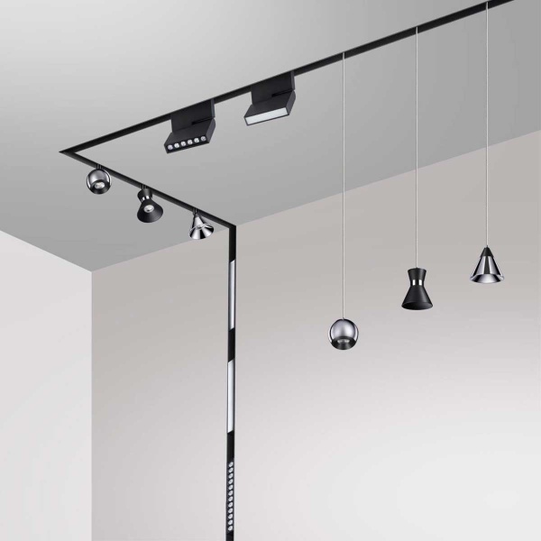 Трековый низковольтный светодиодный светильник Novotech Shino Flum 358397