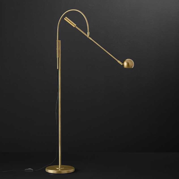 Торшер Imperium Loft Restoration Hardware Orbiter Ii Task Floor Brass 156513-22