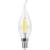 Лампа светодиодная Feron E14 11W 2700K Свеча на ветру Прозрачная LB-714 38010