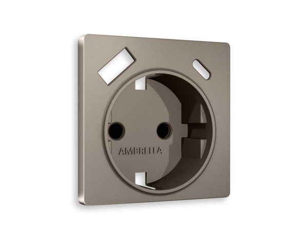 Лицевая панель розетки AMBRELLA VOLT AP6400