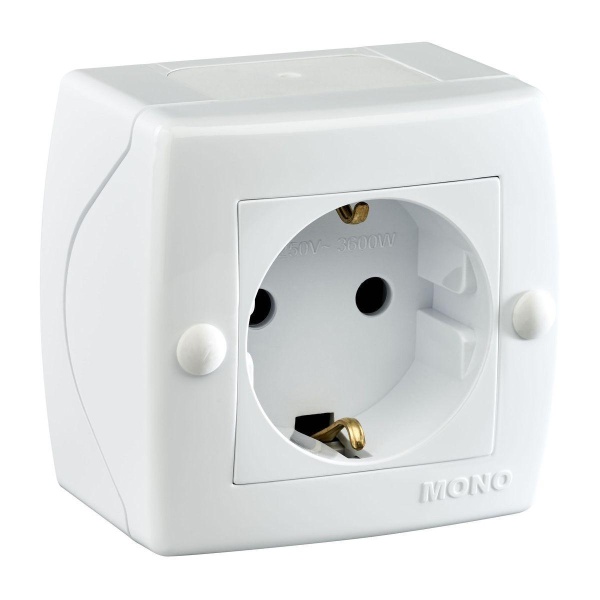 Розетка 2К+З Mono Electric Octans IP20 16A 250V винтовое подключение белый 104-010107-117 Розетка 2К+З Mono Electric Octans IP20 16A 250V винтовое подключение белый 104-010107-117