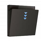 Накладка Werkel для электронного карточного выключателя черный матовый W1163108 4690389190292