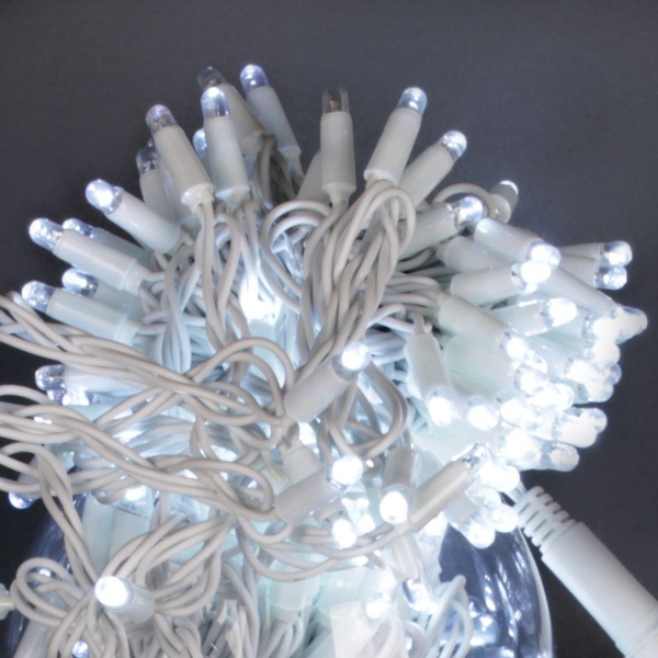 Уличная светодиодная гирлянда Sneha нить 230V белый мерцающий A-047B WT FLASH