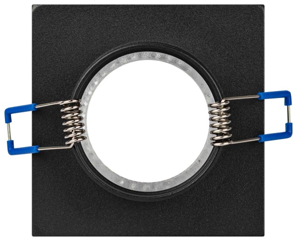 Светильник встраиваемый декоративный ЭРА DK110 BK/CL под лампу MR16 GU5.3 черный/прозрачный Б0058422