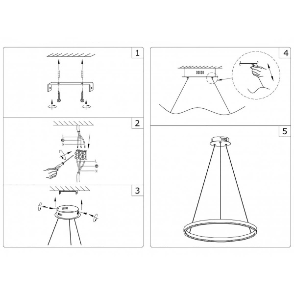 Подвесной светодиодный светильник Kink Light Тop 08213,19A(3000K)