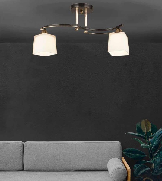 Потолочная люстра Seven Fires Birti WD3513/2C-CF-FGD-WT