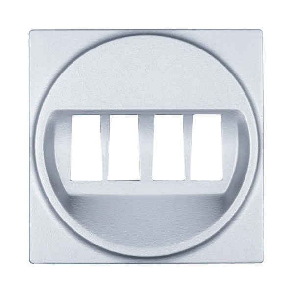 Накладка LK Studio аудио-розетки (серебристый металлик) 857403-1