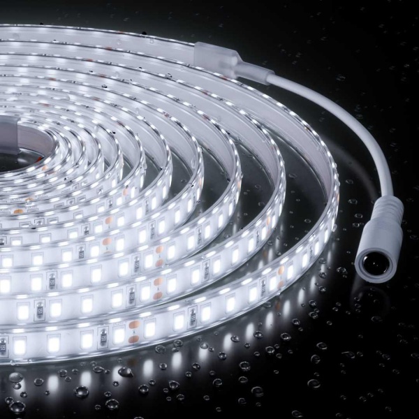 Светодиодная лента Apeyron 9,6W/m 120LED/m 2835SMD холодный белый 5M 00-443