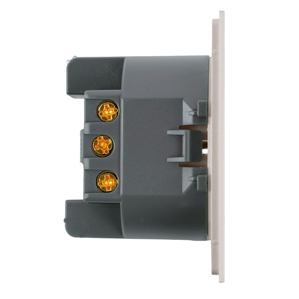 Розетка 1-местная с защитной шторкой с/з (механизм), Stekker, 250В, 16А Мия, RST16-3110-08, пудровый жемчуг 50484