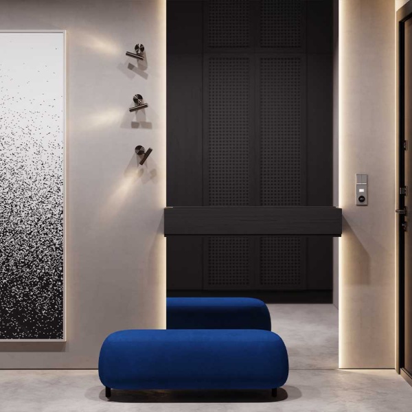 Терморегулятор электронный S70 с индикацией и датчиком, для теплого пола, (капучино) Voltum VLS070114