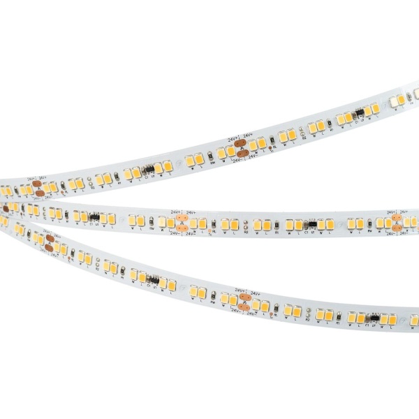 Светодиодная лента Arlight 21,3W/m 168LED/m 2835SMD от теплого до холодного 5M RT-A168-10mm 24V Day-MIX SWITCH 036215