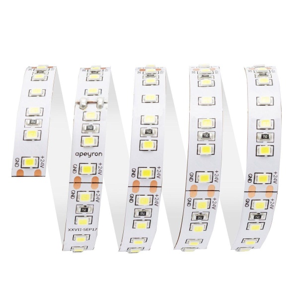 Светодиодная лента Apeyron 16W/m 120LED/m 2835SMD дневной белый 5M 00-342