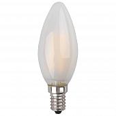 Лампа светодиодная филаментная ЭРА E14 5W 2700K матовая F-LED B35-5W-827-E14 frost