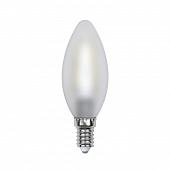 Лампа светодиодная (UL-00000305) E14 6W 3000K матовая LED-C35-6W/WW/E14/FR PLS02WH