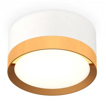 Комплект накладного светильника Ambrella light Techno Spot XS8101005 SWH/PYG белый песок/золото желтое полированное GX53 (C8101, N8124)