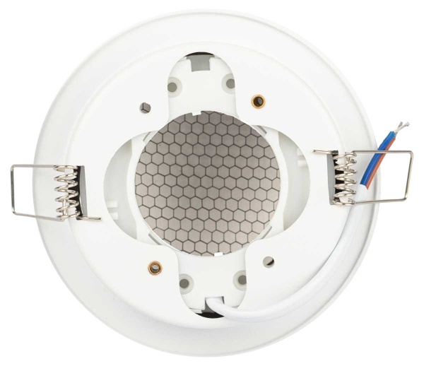 Светильник встраиваемый ЭРА KL111 WH/BK под лампу GX53 белый/черный матовый Б0061537