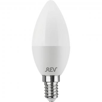 Лампа светодиодная REV C37 Е14 5W 2700K теплый свет свеча 32271 9