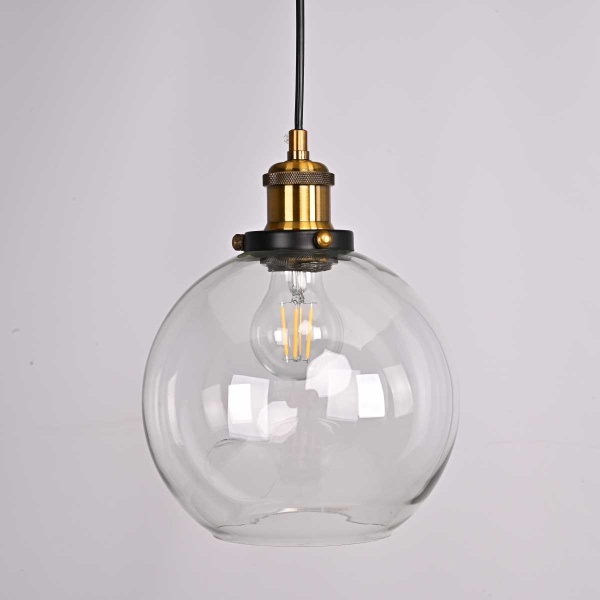 Подвесной светильник Imperium Loft Clear Glass Sphere Cloche 191634-22