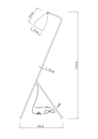 Торшер Moderli Show V10999-F