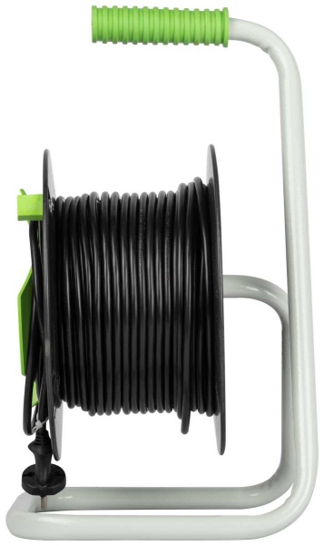 Удлинитель силовой ЭРА GREEN LINE GAZ-2x1-40m Greenline на катушке пластик 1 розетка без заземления 40м ПВС 2x1мм2 Б0065109