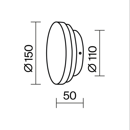 Настенный светильник Maytoni Modern Basic Texture MOD461WL-L5GRK