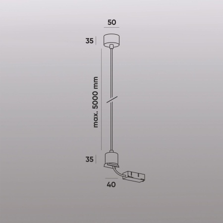 Подвод питания Denkirs Smart Base TR2124-WH