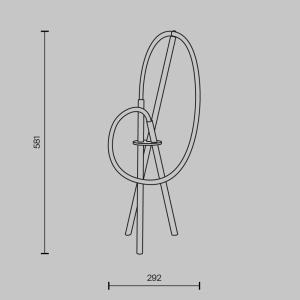 Настольная лампа Maytoni MOD369TL-L15B3K
