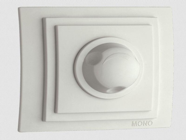 Диммер поворотный Mono Electric Larissa белый 103-191905-134 Диммер поворотный Mono Electric Larissa белый 103-191905-134