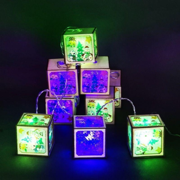 Cветодиодная гирлянда Sneha Кубики 230V разноцветная статичный A-483