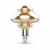 Лампа светодиодная филаментная диммируемая E27 8W 2400K серая 162802008