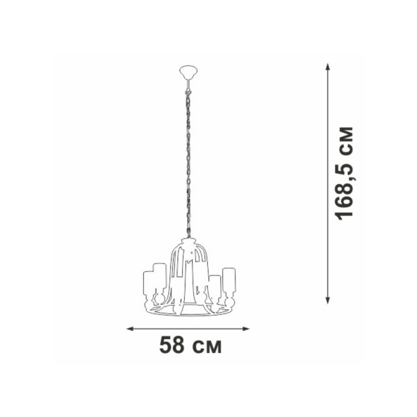Подвесная люстра Vitaluce V3752-7/6