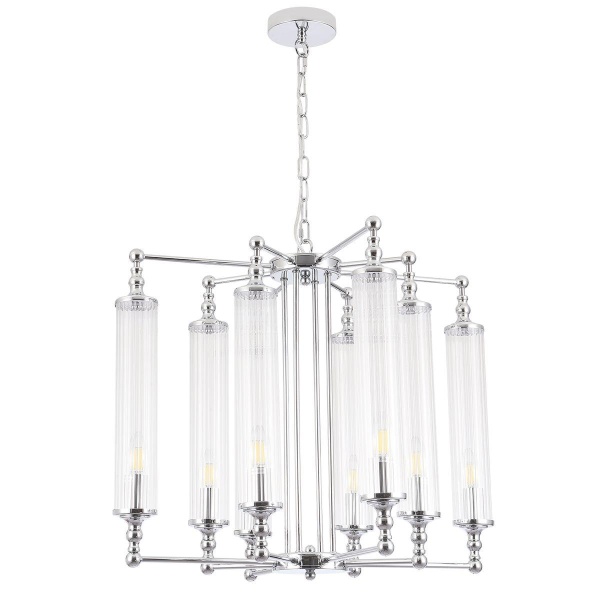 Подвесная люстра Crystal Lux Tomas SP8 D650 Chrome