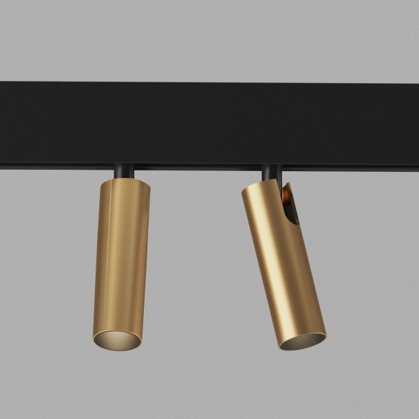 Трековый светодиодный светильник Elektrostandard Slim Magnetic Dim Dual 85056/01 латунь a063527 Трековый светодиодный светильник Elektrostandard Slim Magnetic Dim Dual 85056/01 латунь a063527