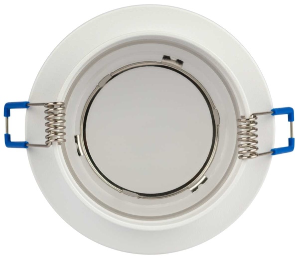 Светильник встраиваемый декоративный ЭРА DK99 WH под лампу MR16 GU5.3 белый Б0058393