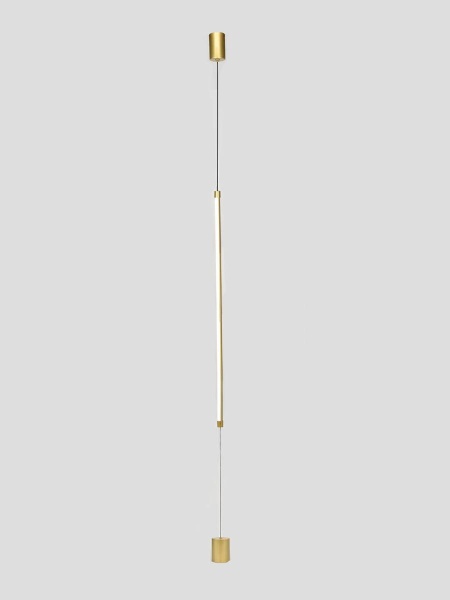 Подвесной светодиодный светильник Indigo Linea 14024/A/1P Brass V000122L