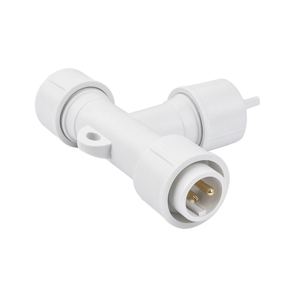 Соединитель Т-образный для гирлянд Uniel UTC-F90 Y3 WHITE UL-00013229