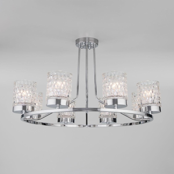 Потолочная люстра Eurosvet Calle 60127/8 хром