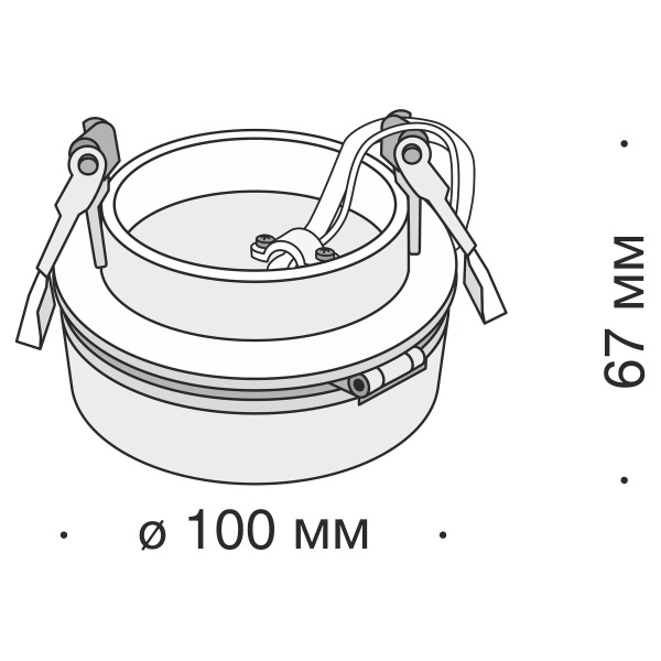 Встраиваемый светодиодный спот Maytoni Technical Magic DL2003-L12W
