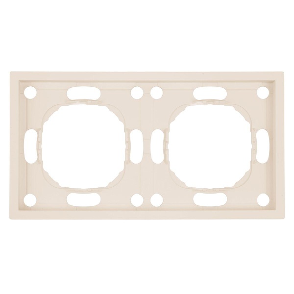 Рамка Stekker, PFR00-5002-08 2-местная Эмили, кашемир, soft touch 49911