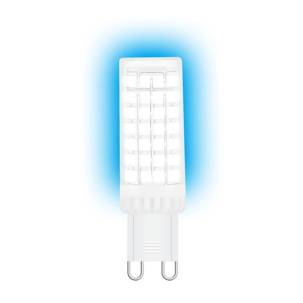 Лампа светодиодная диммируемая Gauss G9 5,5W 6500K прозрачная 107309355-D