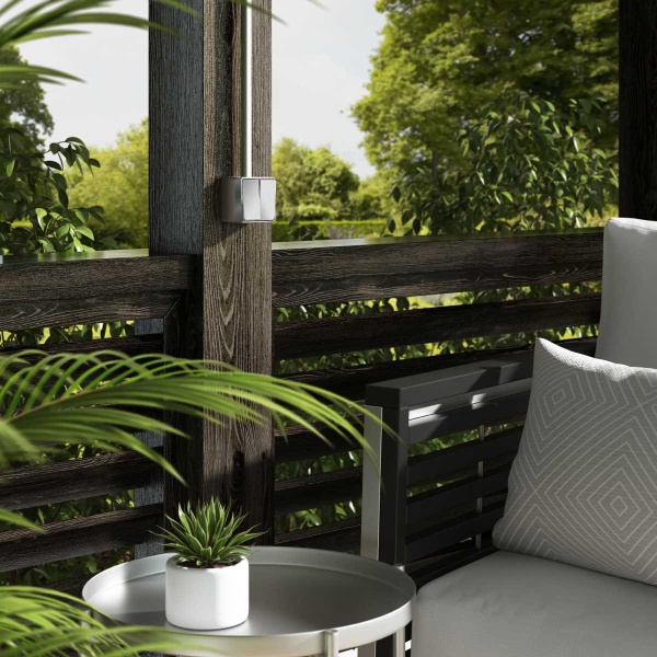 Выключатель двухклавишный влагозащищенный Werkel Gallant серебряный W5020206 4690389167133