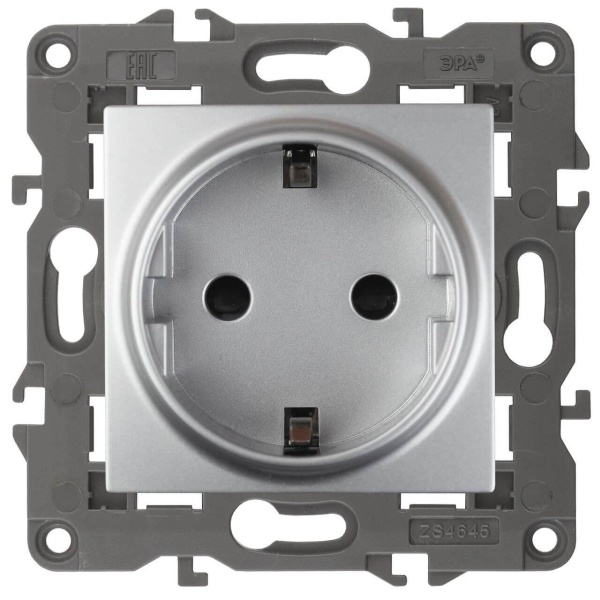 Розетка ЭРА Elegance 2P E Schuko со шторками 16A 250V 14-2102-03 Б0034274 Розетка ЭРА Elegance 2P E Schuko со шторками 16A 250V 14-2102-03 Б0034274